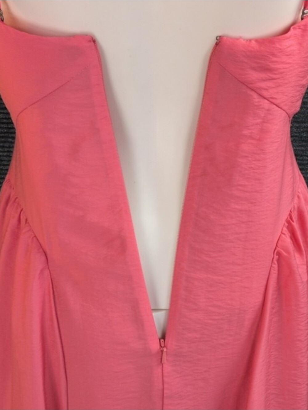 Chelsea 28 Flutter Cap Sleeve Spaghetti Strap Maxi-Dress "Pink Rapture" - Picture 11 of 16